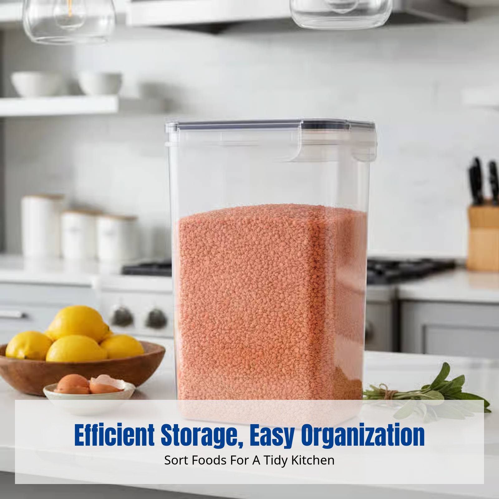 Food Storage Containers Set - Airtight Food Storage Container Set, Large