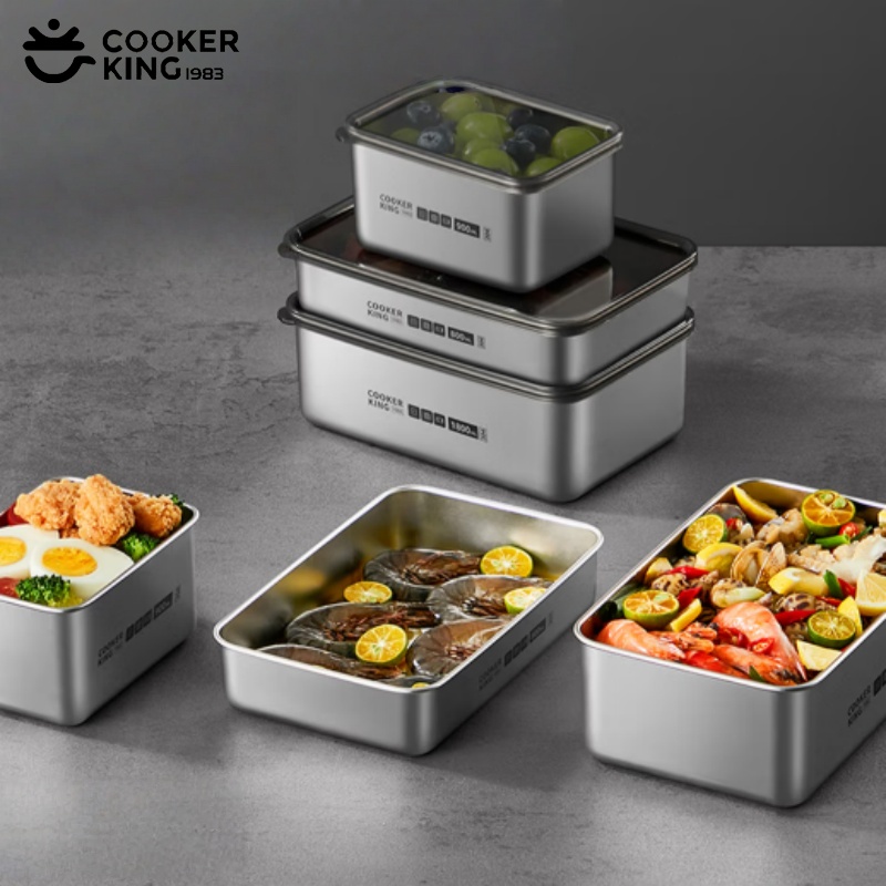 Stainless Lunch Box - COOKER KING Stainless Steel Fruit Preservation