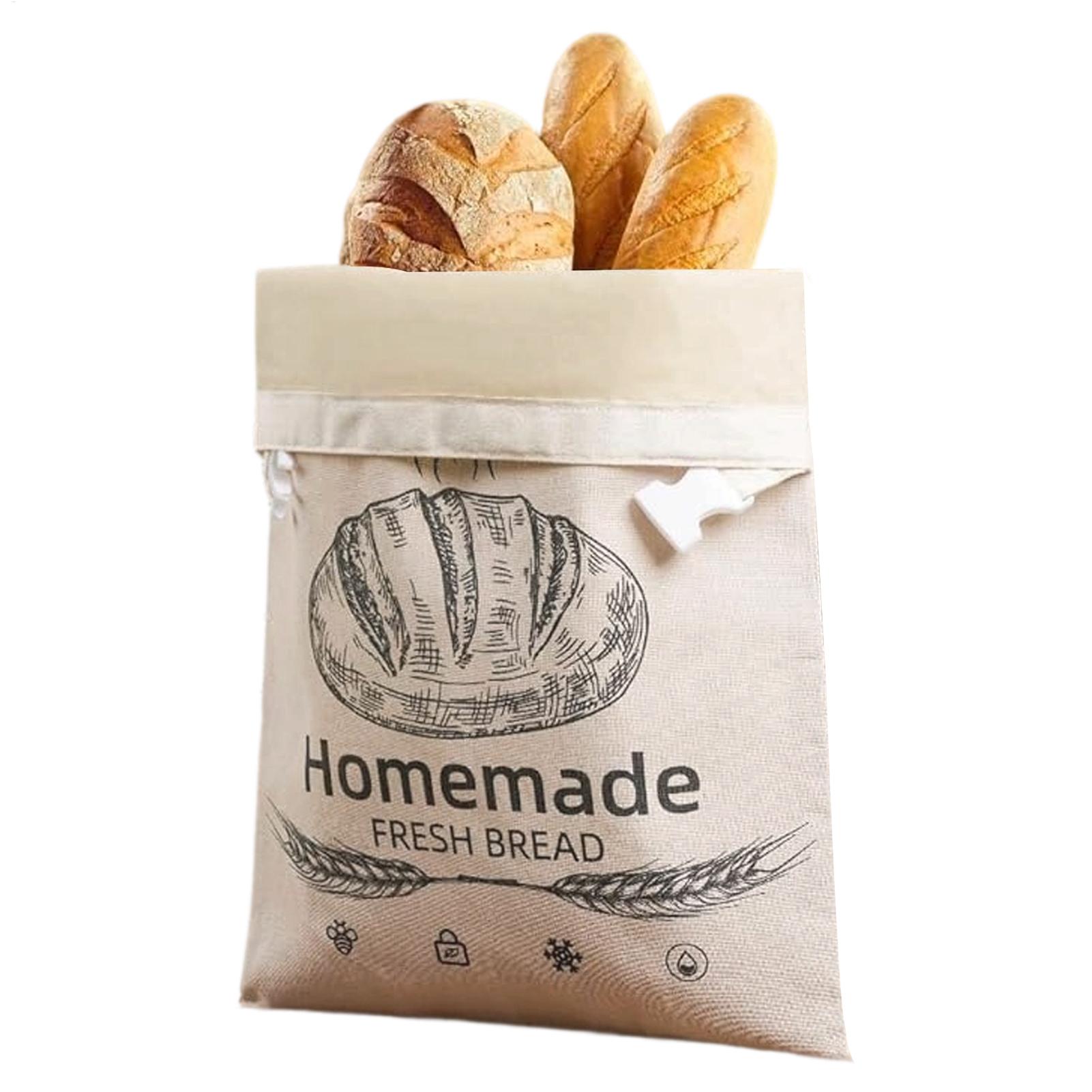 Food Storage Reusable Bags - Linen Bread Bag Reusable Bags For