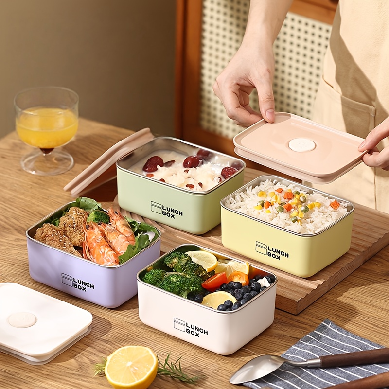 Food Storage Time - Stainless Steel Leak-Proof Food Storage Container