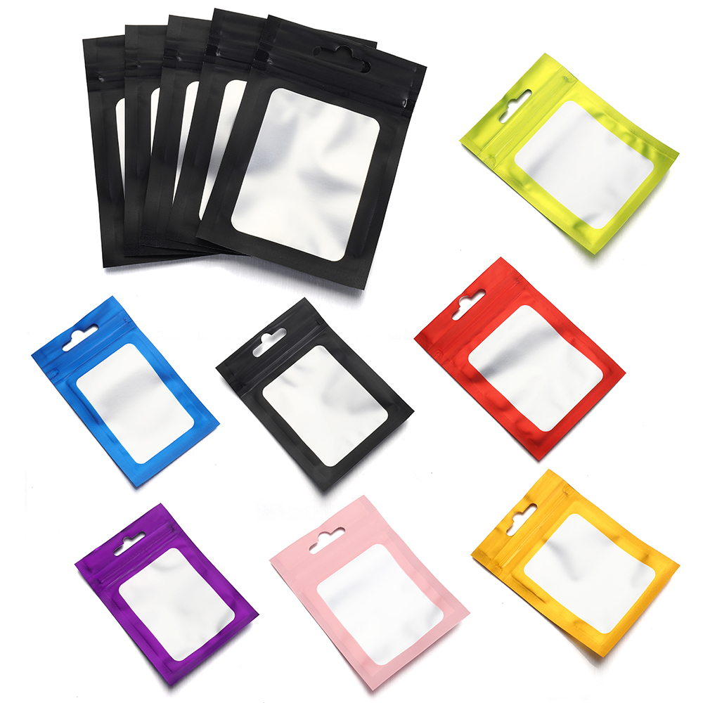 50pcs Colorful Mylar Bags Rese - Food Storage Mylar Bags ulasan dan harga