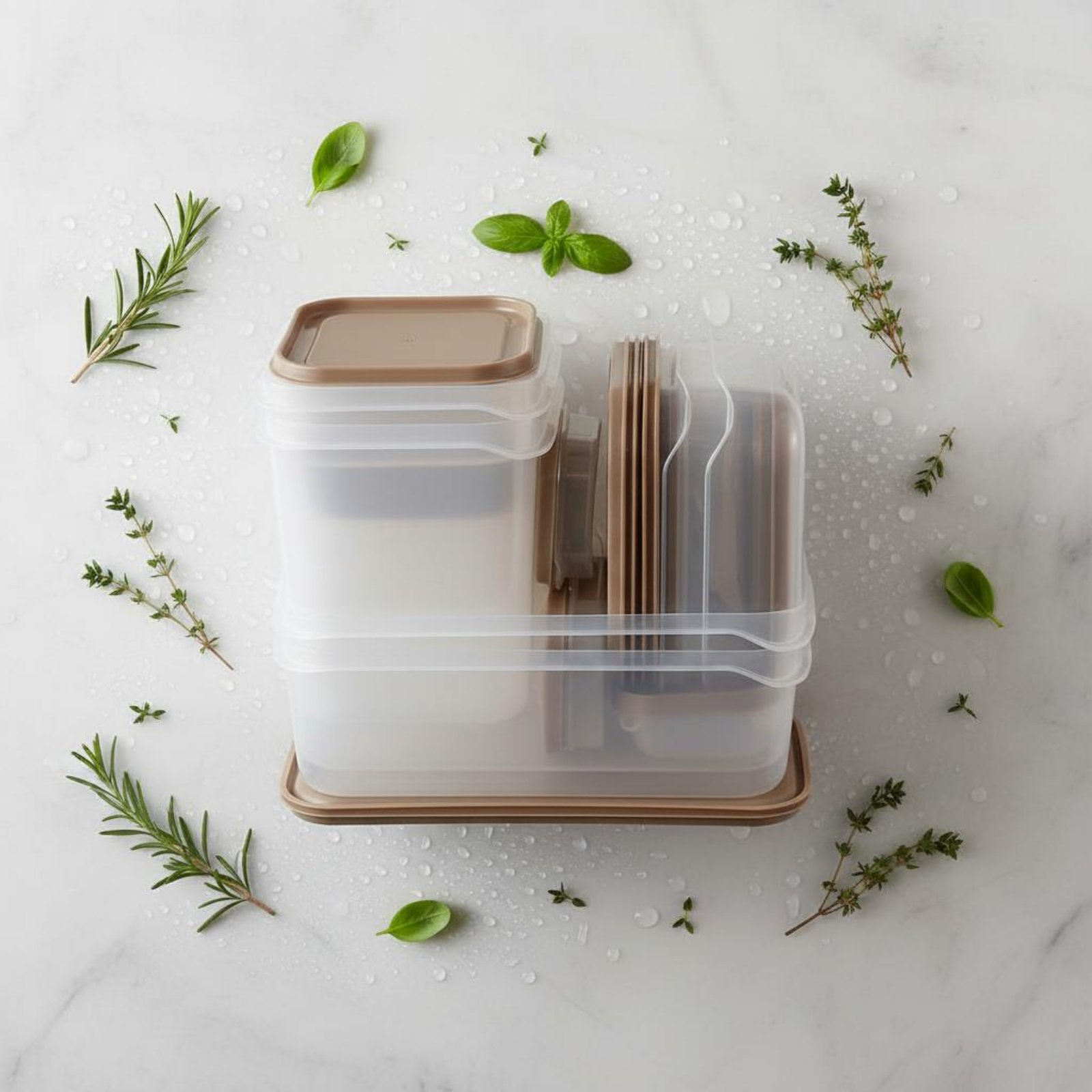 17 Pieces Fridge Storage Box S - Food Storage Plastic Containers With Lids ulasan dan harga