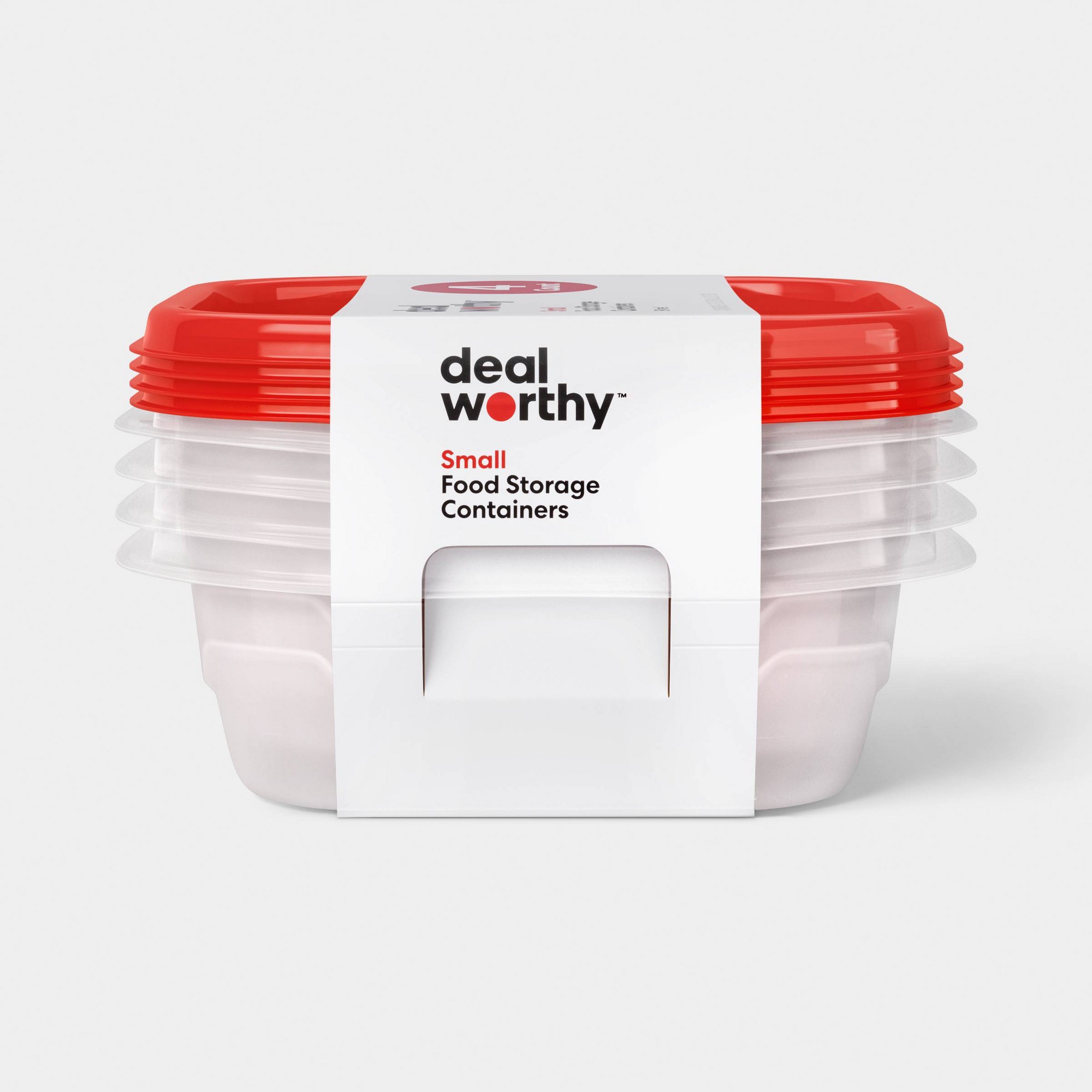 4ct Small Square Food Storage  - Food Storage For Pantry ulasan dan harga