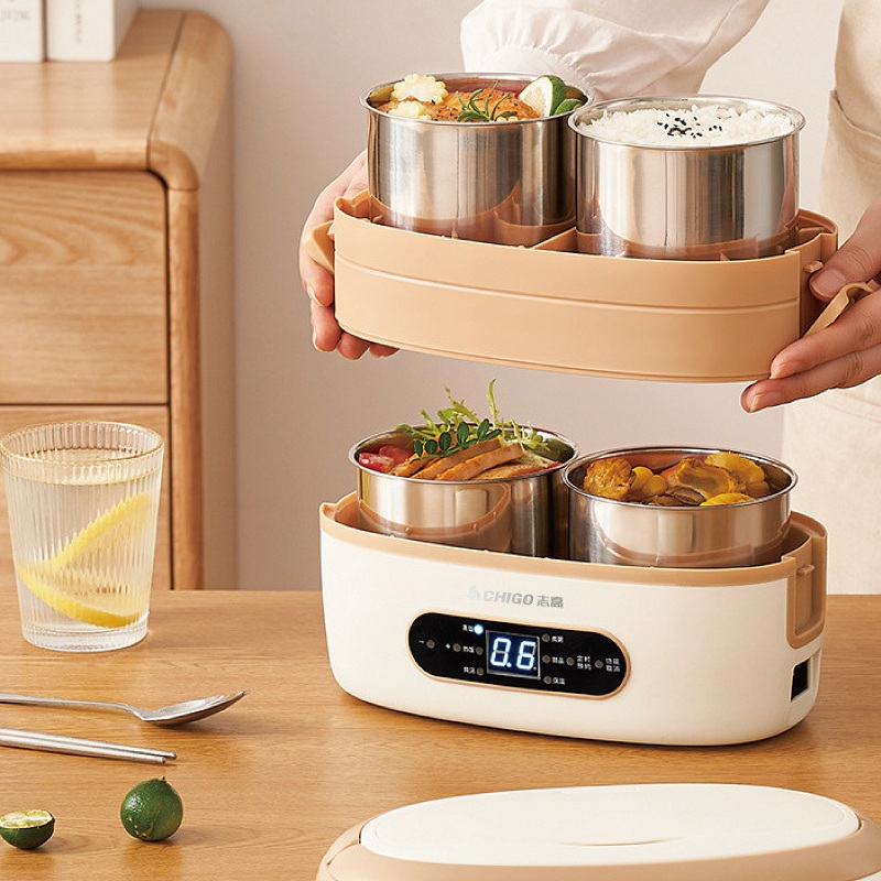 2L 300W Smart Electric Lunch B - Stainless Lunch Box ulasan dan harga