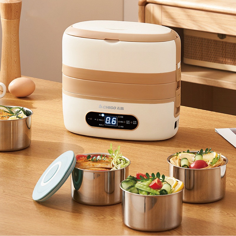 2L 300W Smart Electric Lunch B - Stainless Lunch Box ulasan dan harga