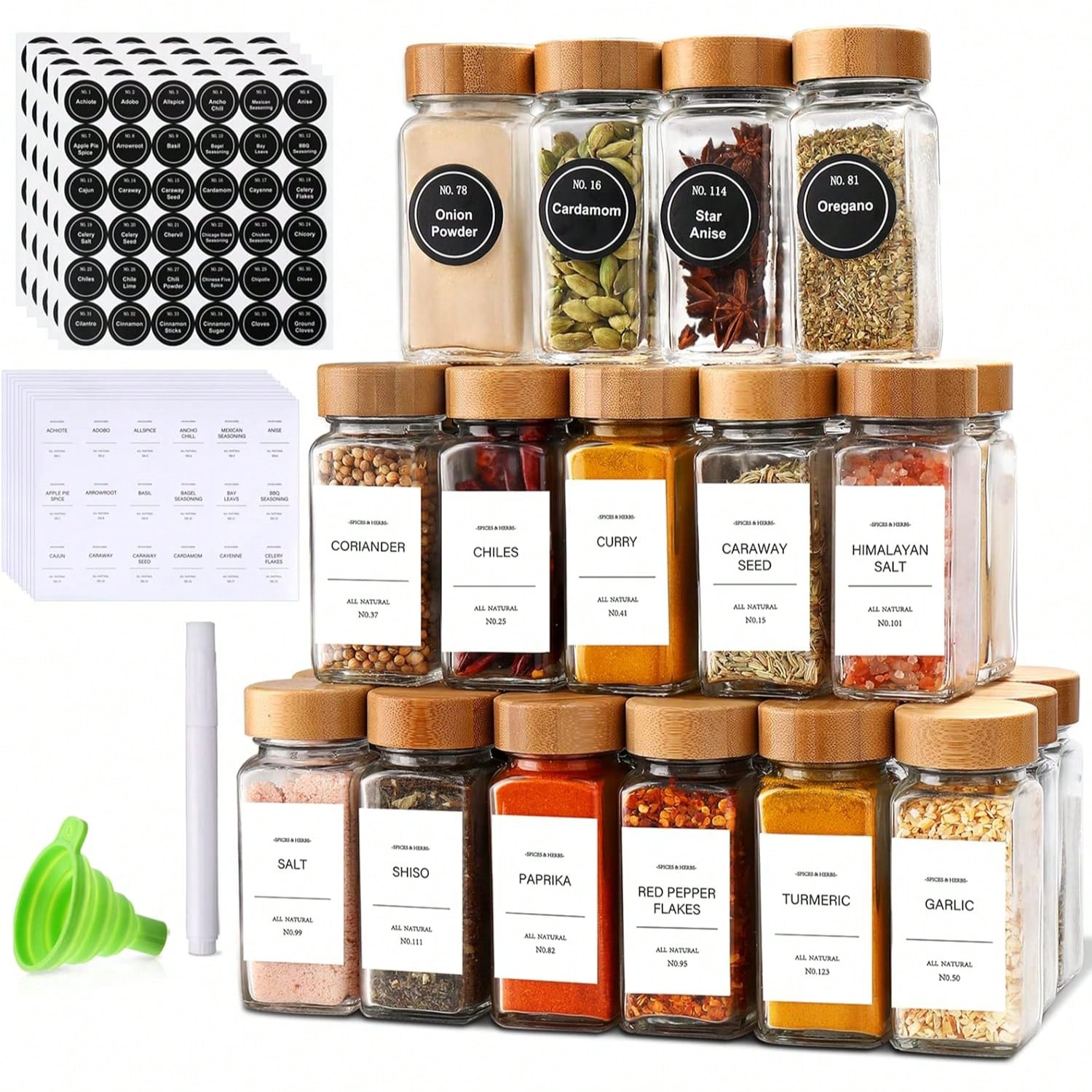 12 Compact Bamboo Seasoning St - Food Storage Drawers ulasan dan harga