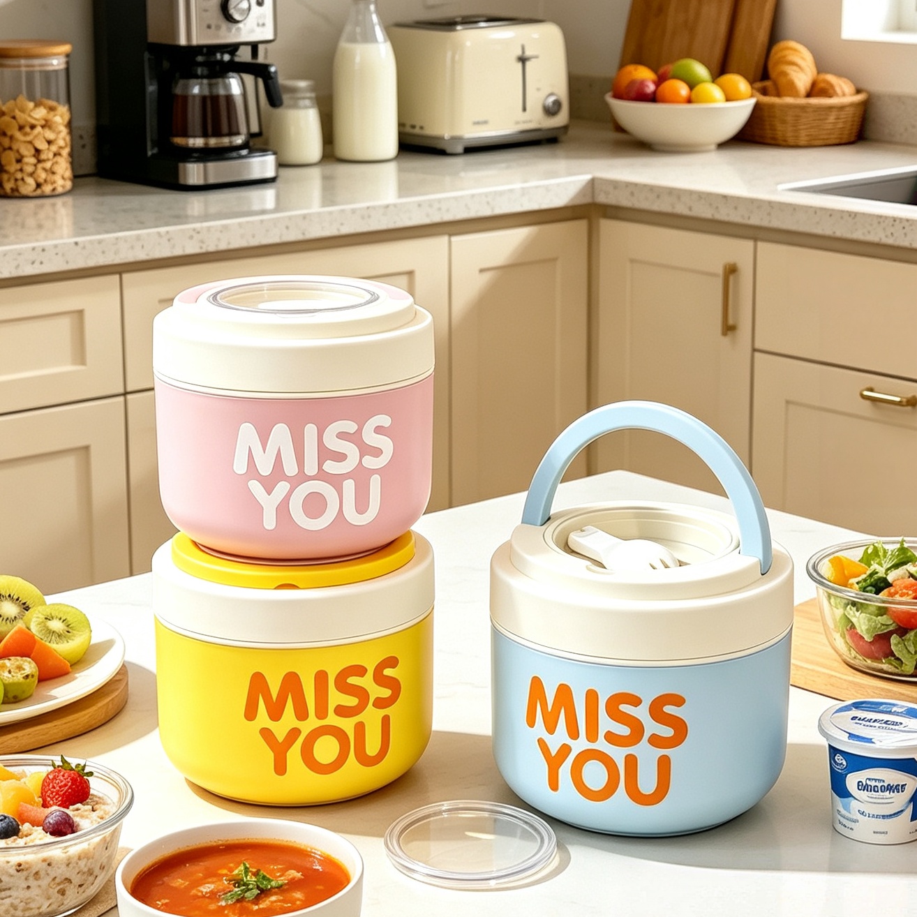304 Stainless Steel Insulated  - Stainless Lunch Box ulasan dan harga