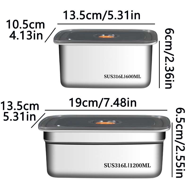 Food Grade 316 Stainless Steel - Stainless Lunch Box ulasan dan harga