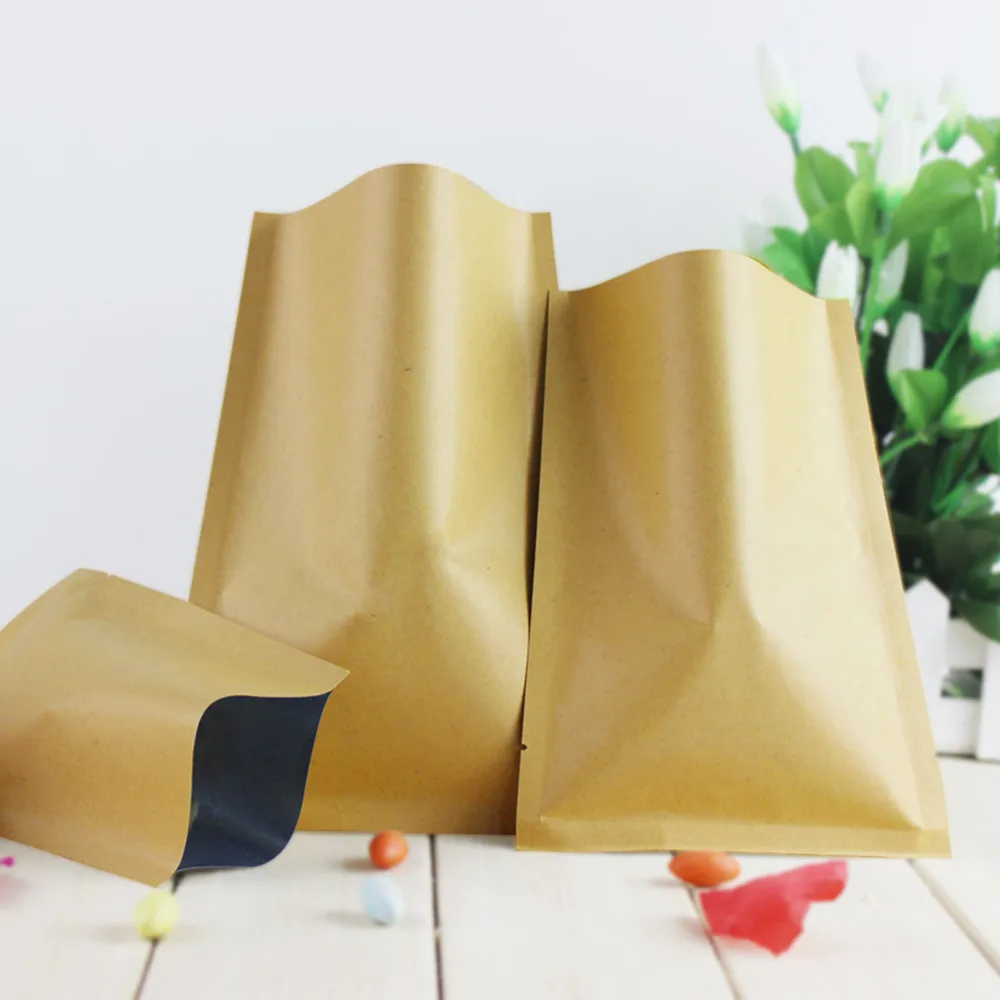 8*12cm Open Top Brown Kraft Pa - Food Storage Mylar Bags ulasan dan harga