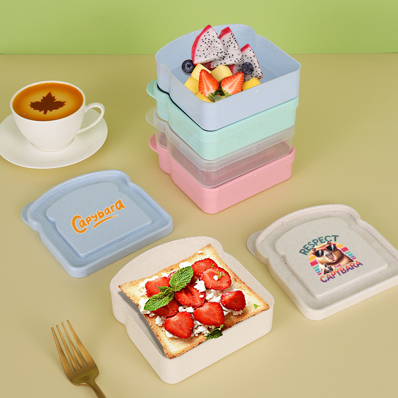 Capybara Sandwich Food Storage - Food Storage Plastic Containers With Lids ulasan dan harga