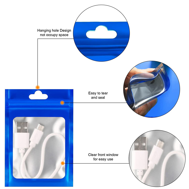 1000Pcs Blue Mylar Bags Reseal - Food Storage Mylar Bags ulasan dan harga