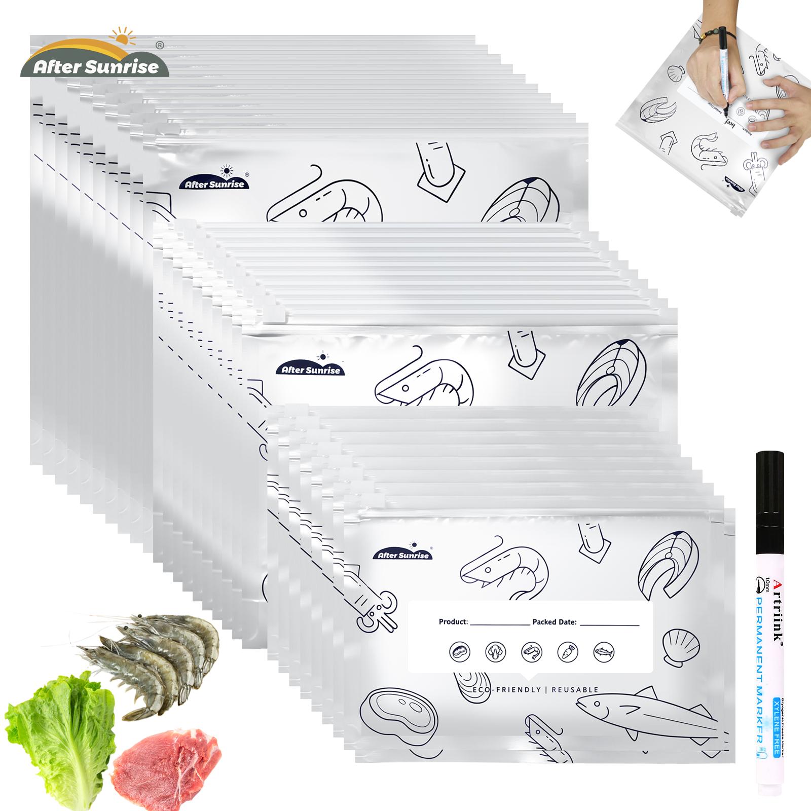 【Refrigerated Food】Reusable Al - Food Storage Bags Reusable ulasan dan harga