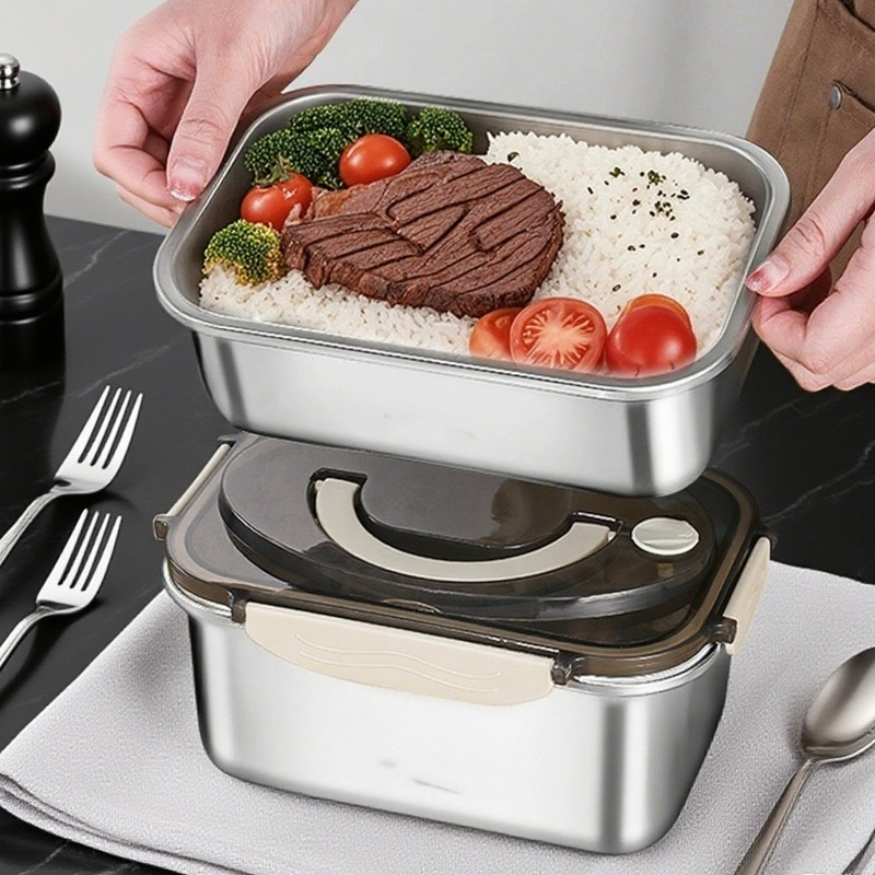 Large Capacity Bento Box  Stai - Stainless Lunch Box ulasan dan harga