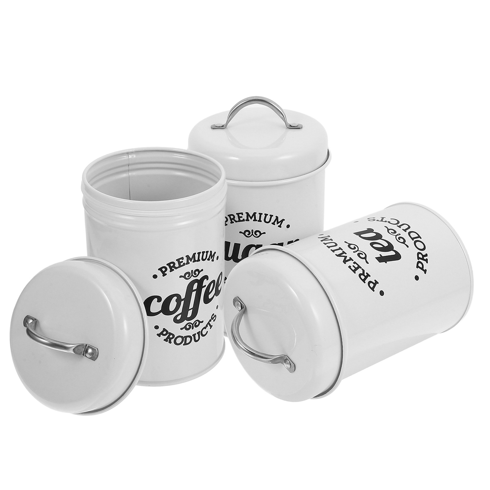 Elegant Airtight Iron Canister - Food Storage Containers Set ulasan dan harga