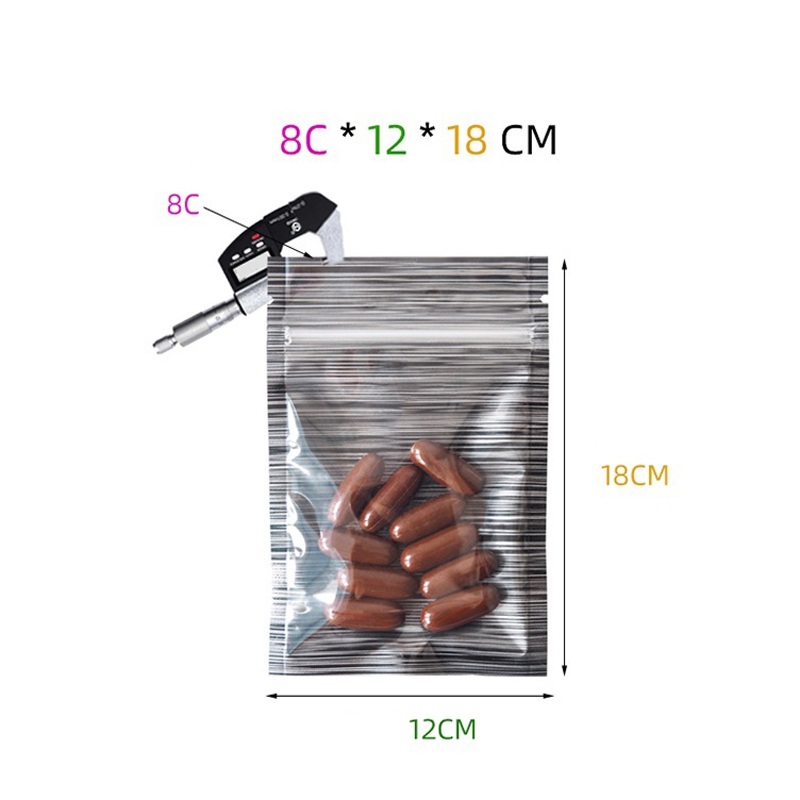 2000Pcs/Lot 4 Size Reclosable  - Food Storage Mylar Bags ulasan dan harga