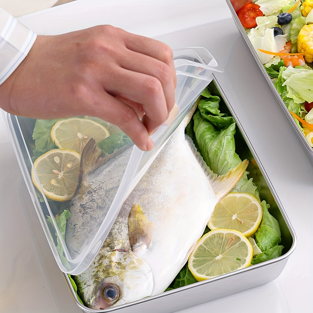 1-3PCS Stainless Steel Food St - Food Storage For Pantry ulasan dan harga