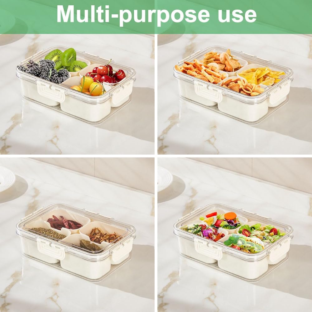 Portable Food Storage Box, Sna - Food Storage Plastic Containers With Lids ulasan dan harga