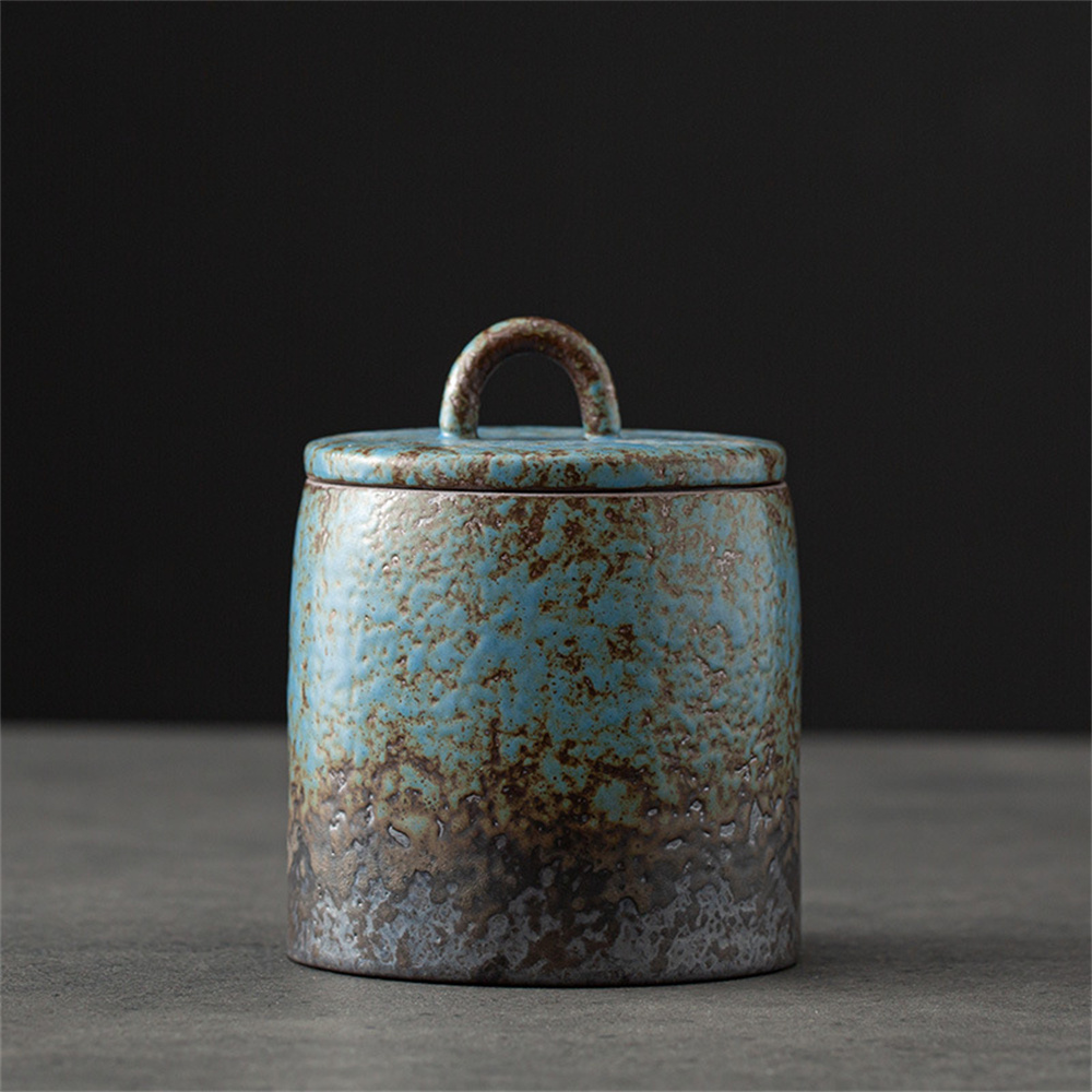 Ceramic Tea Caddy Sealed Jar S - Food Storage Organiser ulasan dan harga