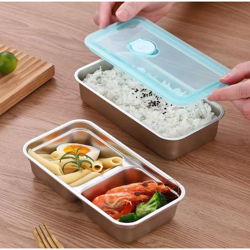 Portable Stainless Steel Fresh - Stainless Lunch Box ulasan dan harga