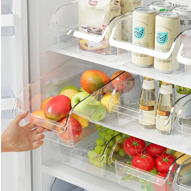 yes1/2pcs Fridge Organizer Ref - Food Storage Drawers ulasan dan harga