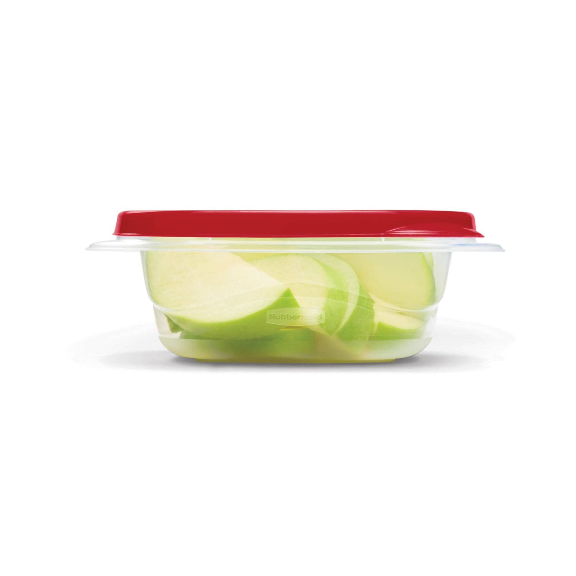 5pcs Red Lid Food Storage Cont - Food Storage Plastic Containers With Lids ulasan dan harga