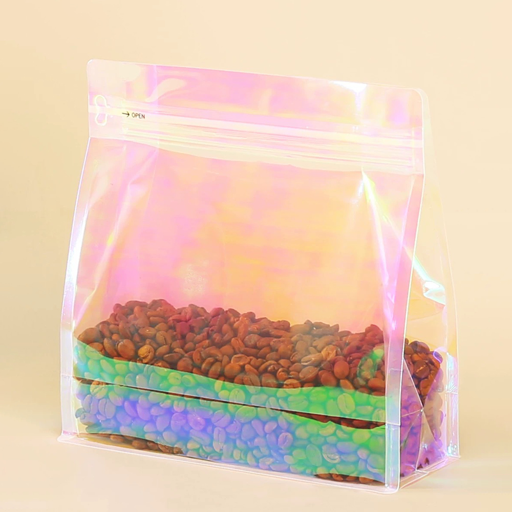 100pcs Pink Rainbow Laser Holo - Food Storage Mylar Bags ulasan dan harga