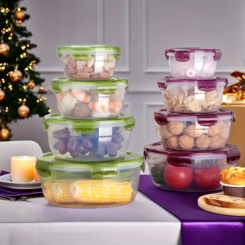 4 Plastic Food Storage Contain - Food Storage Plastic Containers With Lids ulasan dan harga