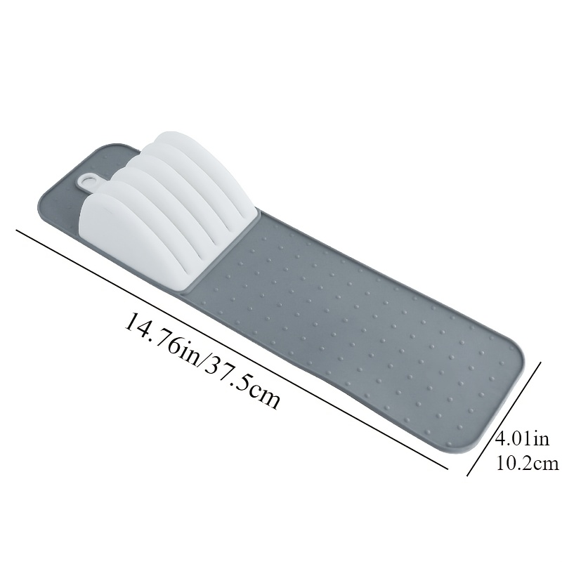 5-slot kitchen silicone knife  - Food Storage Drawers ulasan dan harga