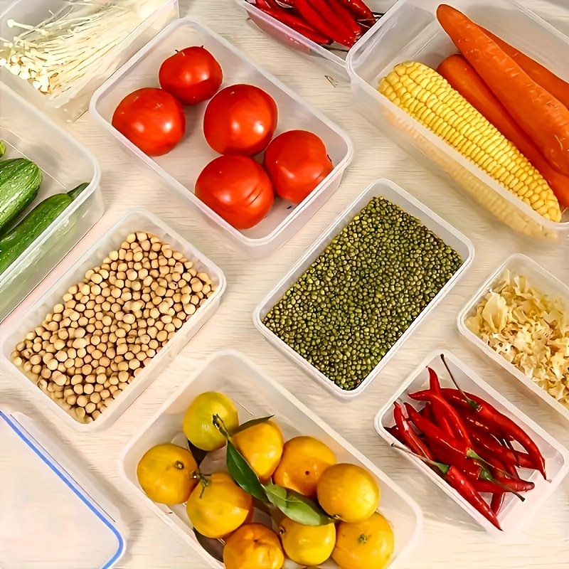 8Pcs Set Includes 4 Containers - Food Storage Organiser ulasan dan harga