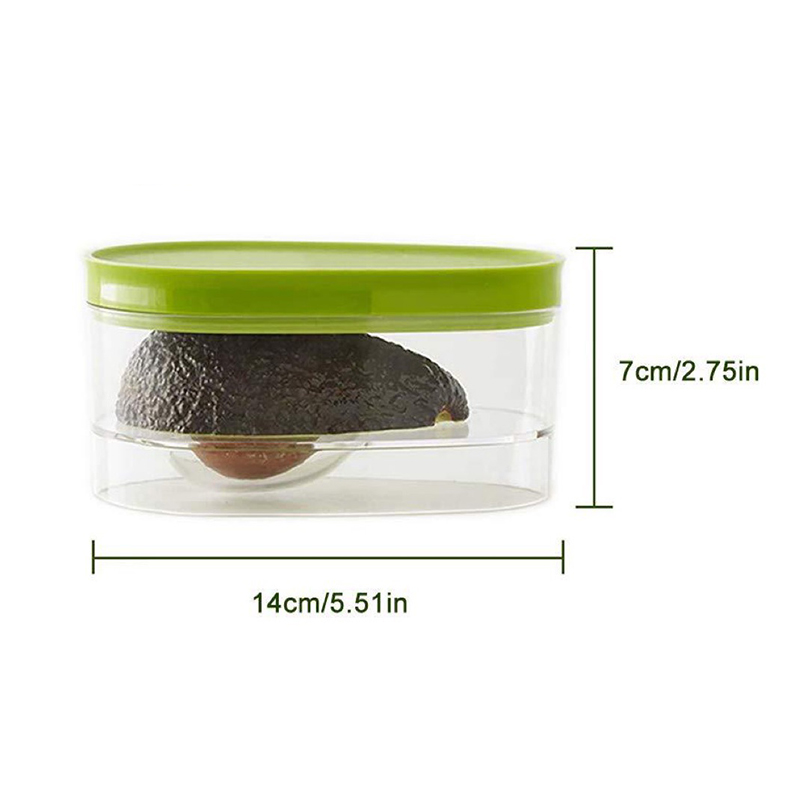 Avocado Food Storage Box Space - Food Storage Plastic Containers With Lids ulasan dan harga