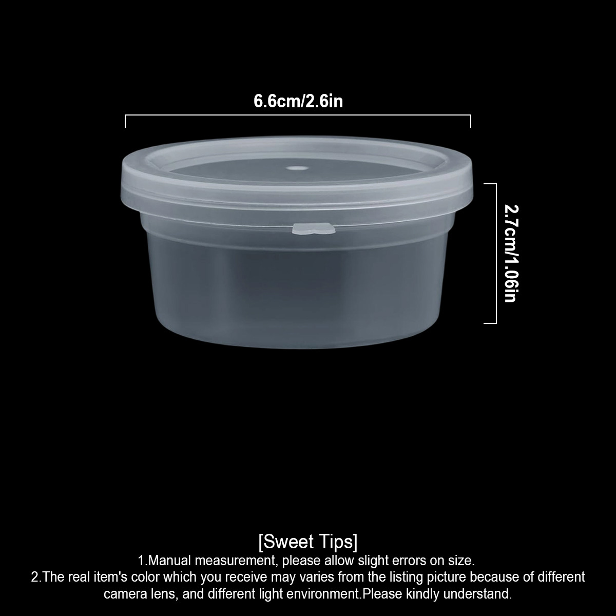 10/20/40 Pack Small Slime Cont - Food Storage Plastic Containers With Lids ulasan dan harga