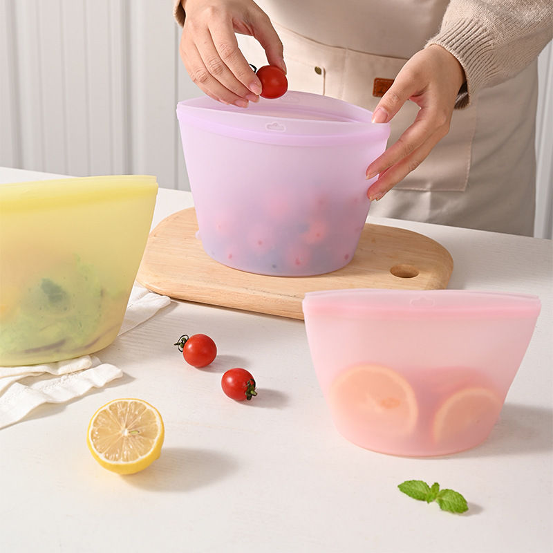 Self-Sealing Silicone Storage  - Food Storage Reusable Bags ulasan dan harga