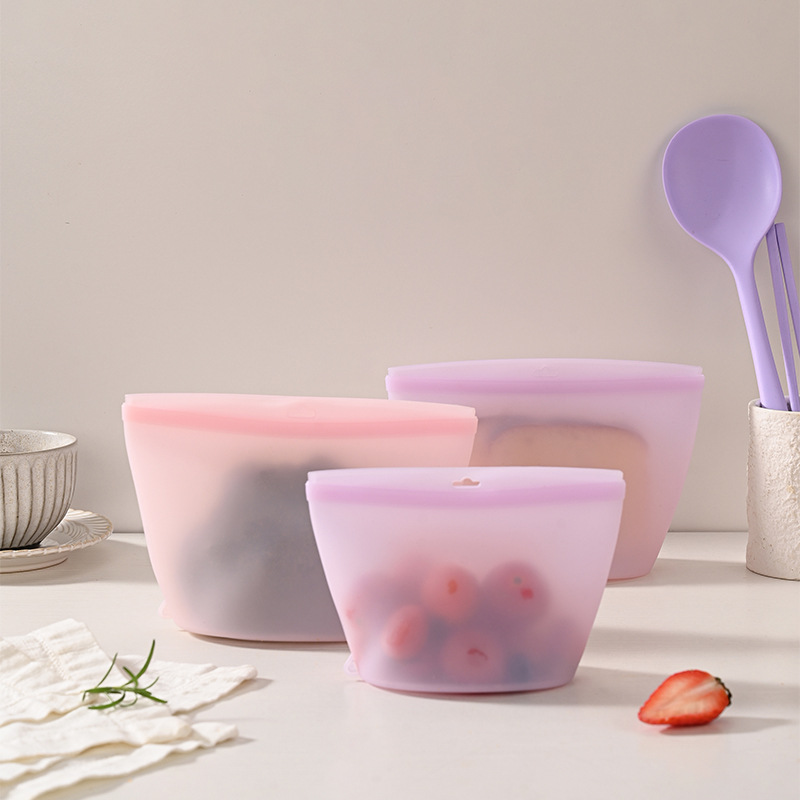 Self-Sealing Silicone Storage  - Food Storage Reusable Bags ulasan dan harga