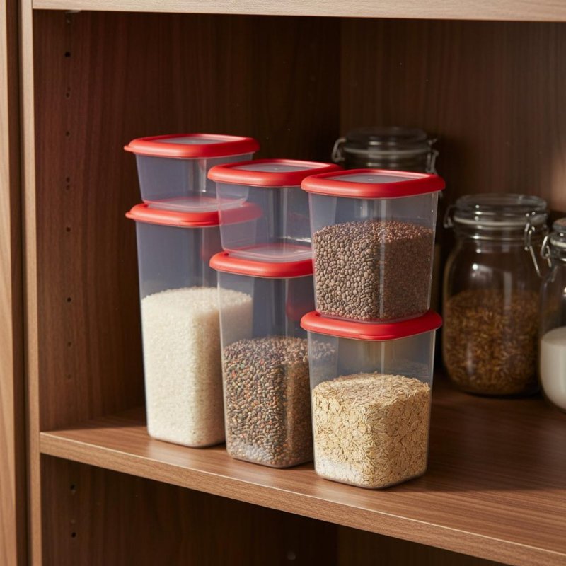 6 Pieces Airtight Food Storage - Food Storage For Pantry ulasan dan harga