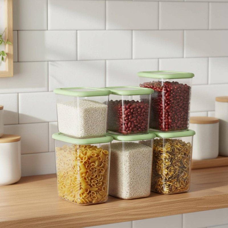 6 Pieces Airtight Food Storage - Food Storage For Pantry ulasan dan harga