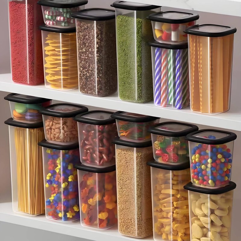 6 Pieces Airtight Food Storage - Food Storage For Pantry ulasan dan harga