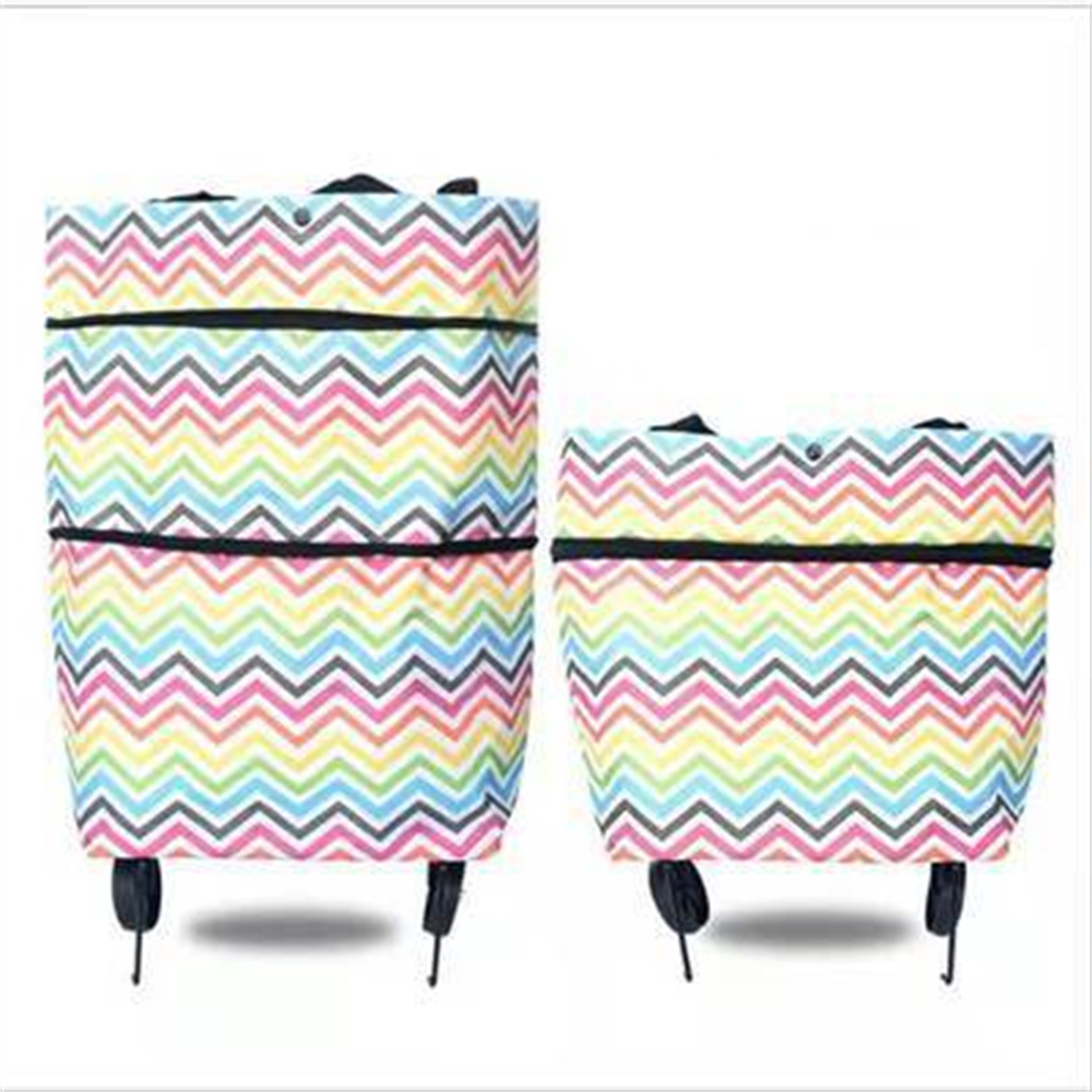 Foldable Shopping Trolley Bag  - Food Storage Bags Reusable ulasan dan harga