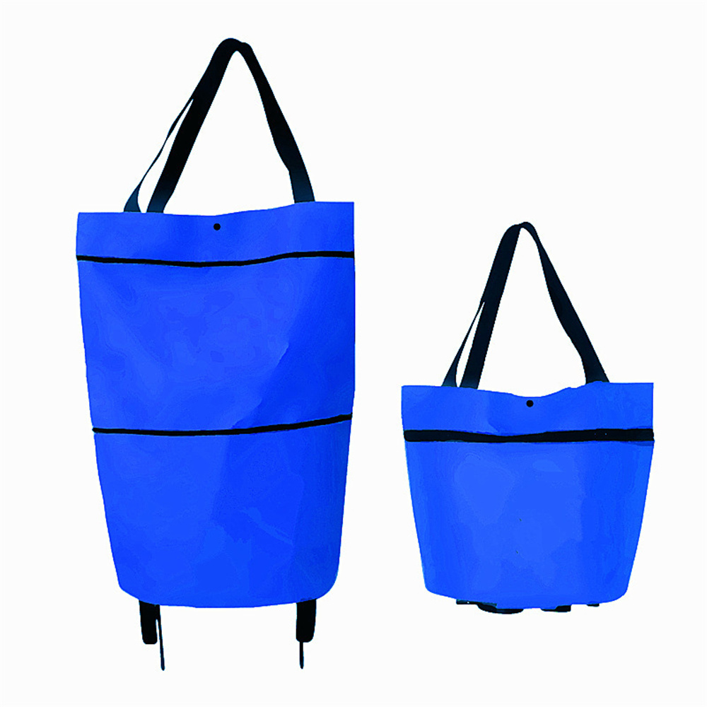 Foldable Shopping Trolley Bag  - Food Storage Bags Reusable ulasan dan harga
