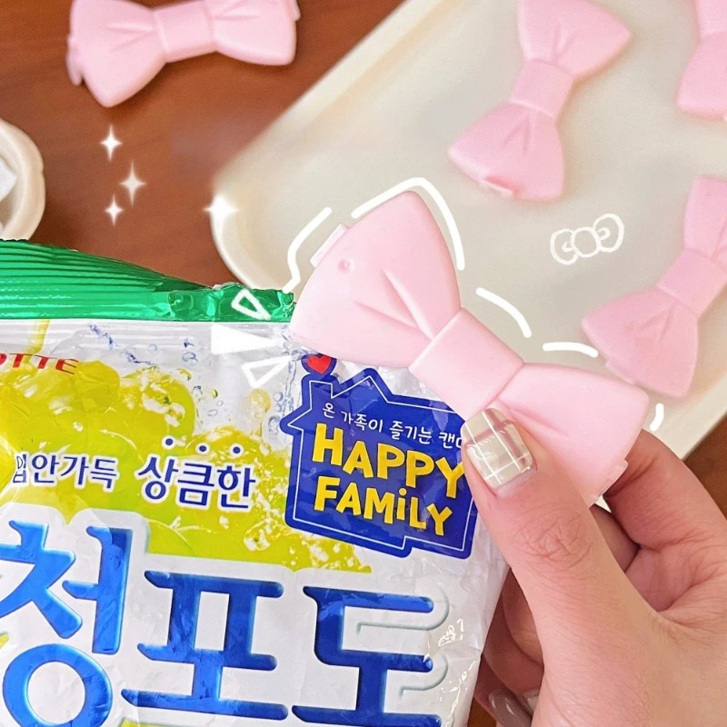 5PCS Kawaii Food Sealing Clip  - Food Storage Bags Reusable ulasan dan harga