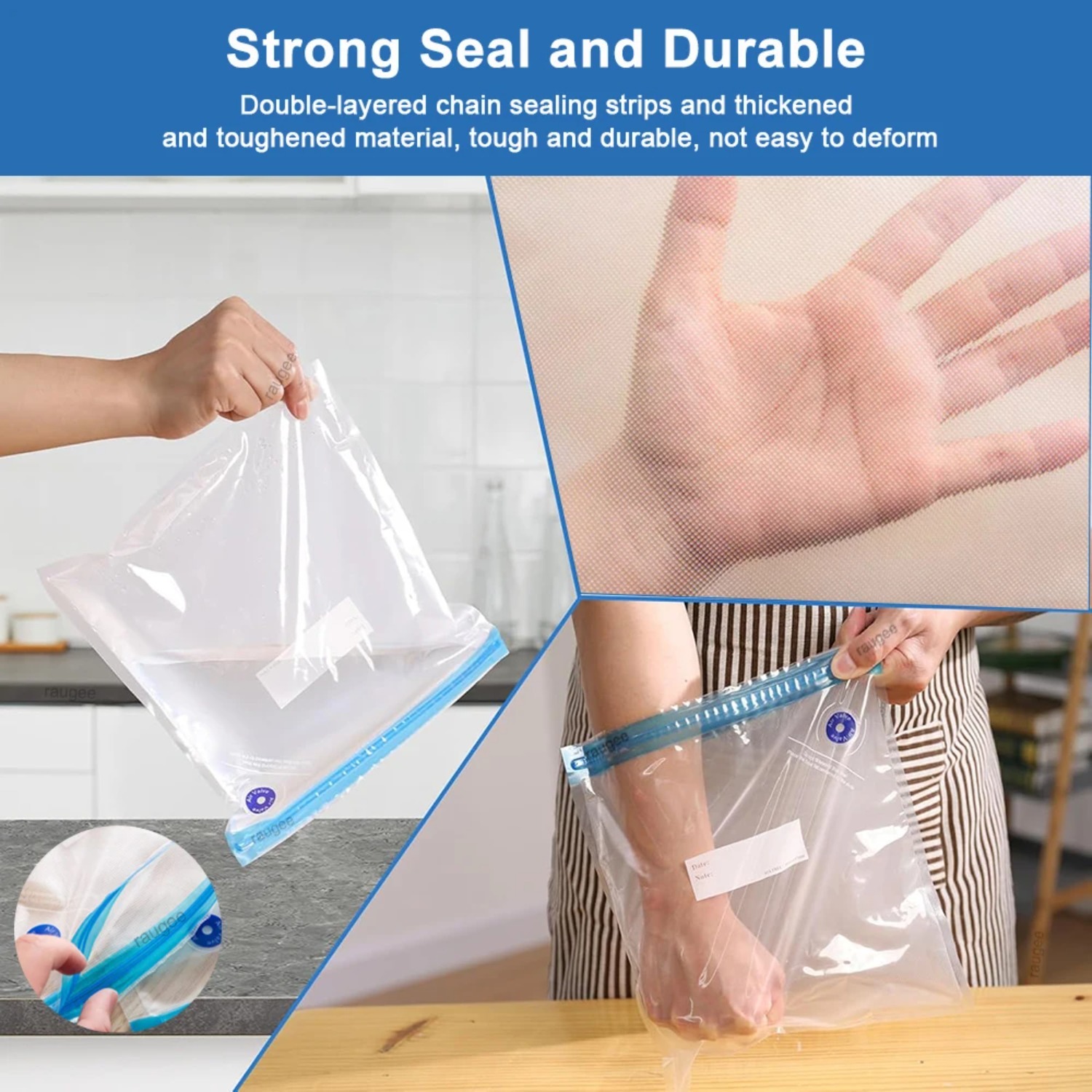 Sous Vide Bags Reusable Vacuum - Food Storage Bags Reusable ulasan dan harga