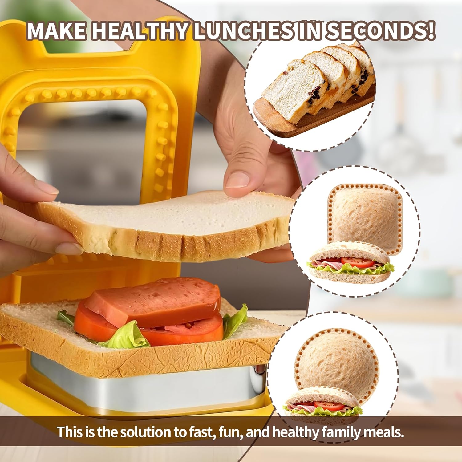 Kids Lunch Sandwich Cutter and - Stainless Lunch Box ulasan dan harga