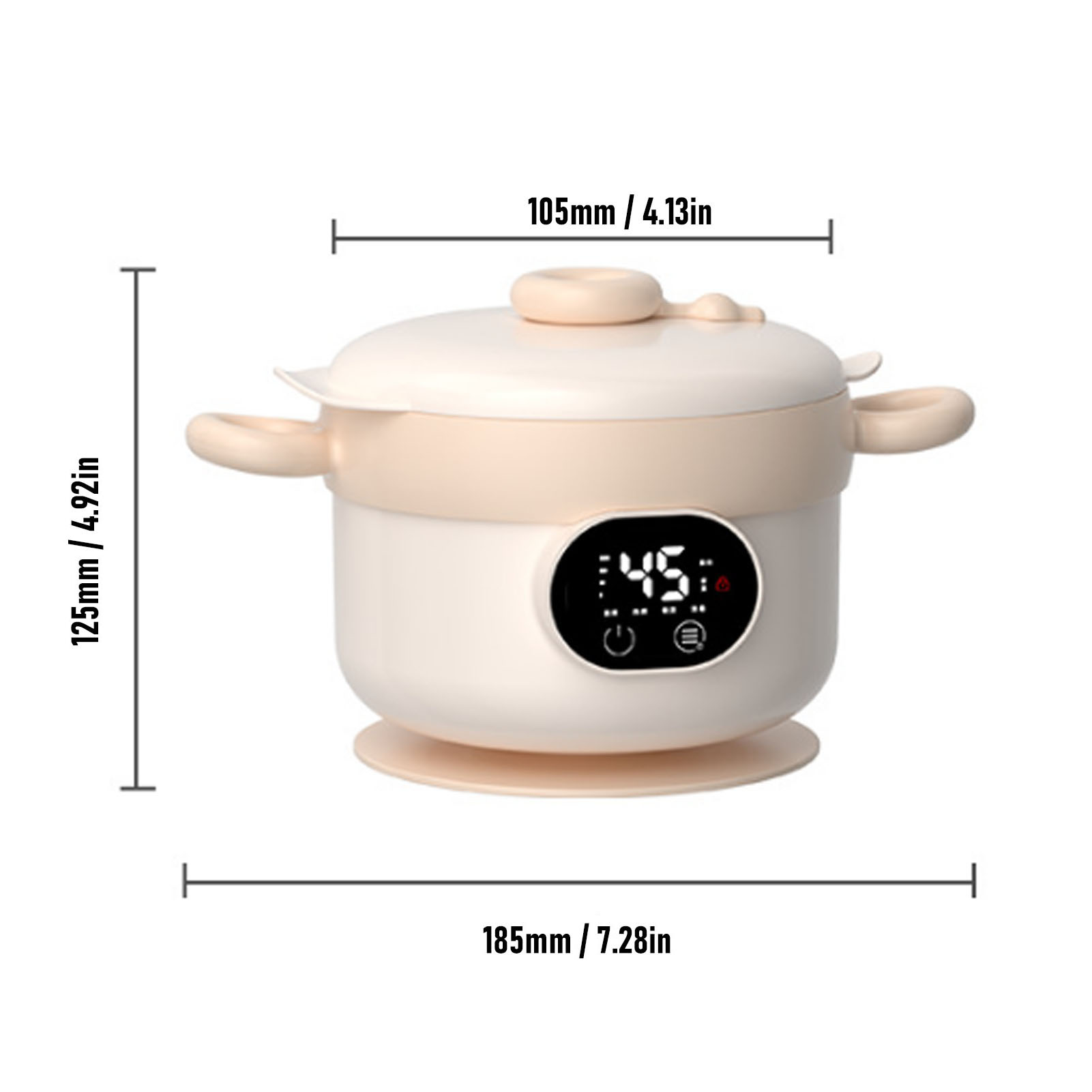 Food Warmer Bowl Electric Lunc - Stainless Lunch Box ulasan dan harga