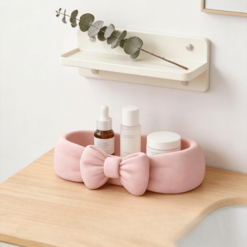 Cute Bow Shaped Makeup Organiz - Food Storage Organiser ulasan dan harga
