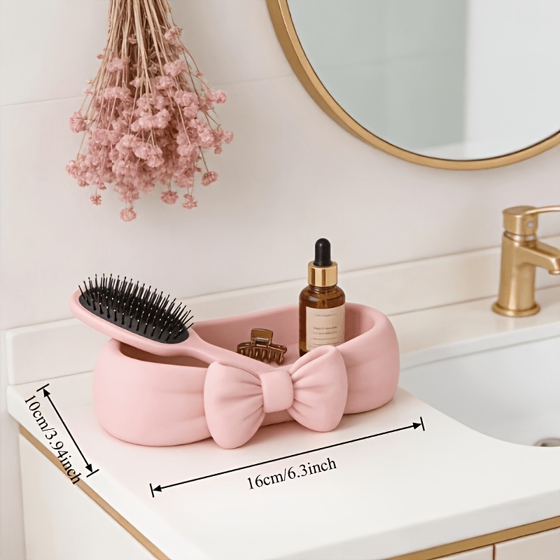Cute Bow Shaped Makeup Organiz - Food Storage Organiser ulasan dan harga