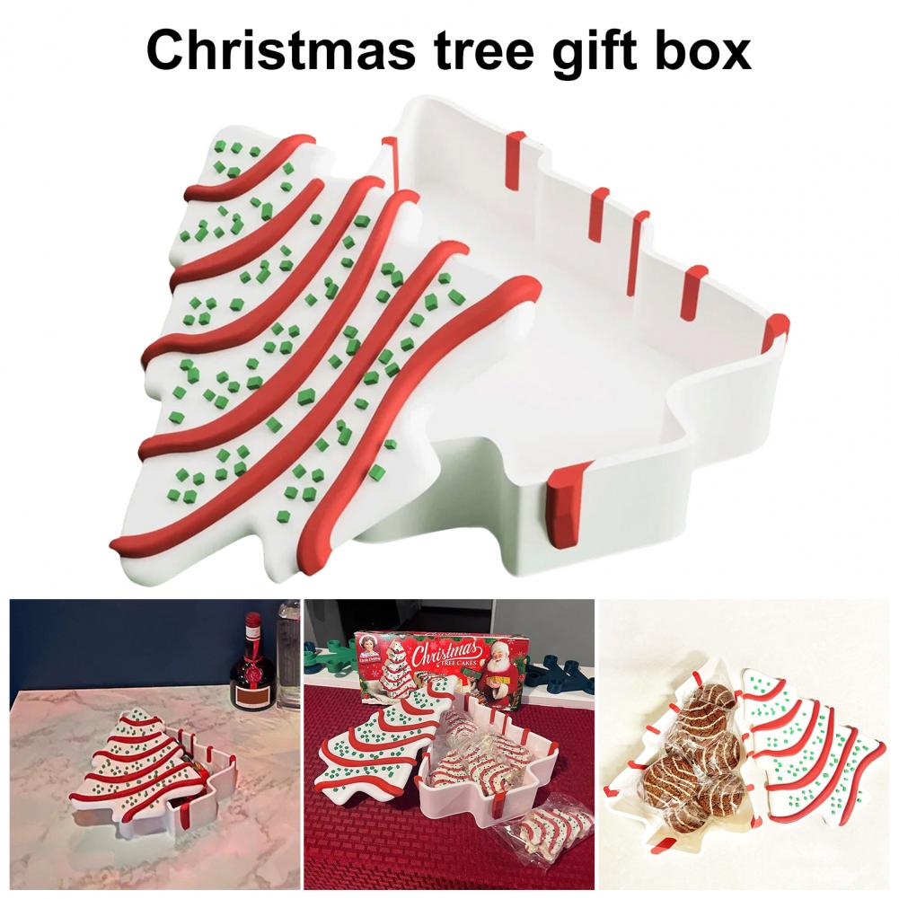 Christmas Tree Box Tree Shape  - Food Storage In Plants ulasan dan harga
