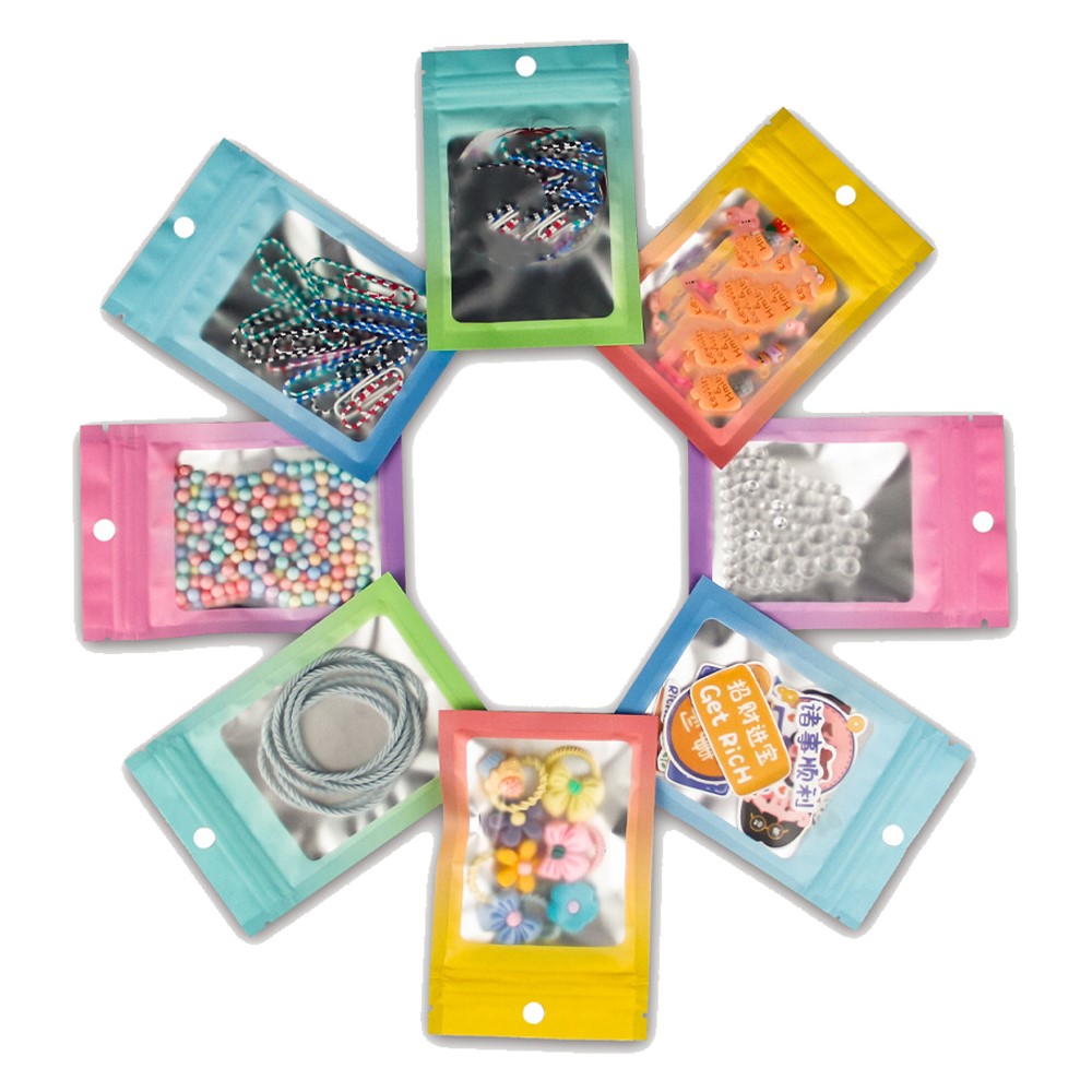 50pcs Gradient Bags Resealable - Food Storage Mylar Bags ulasan dan harga