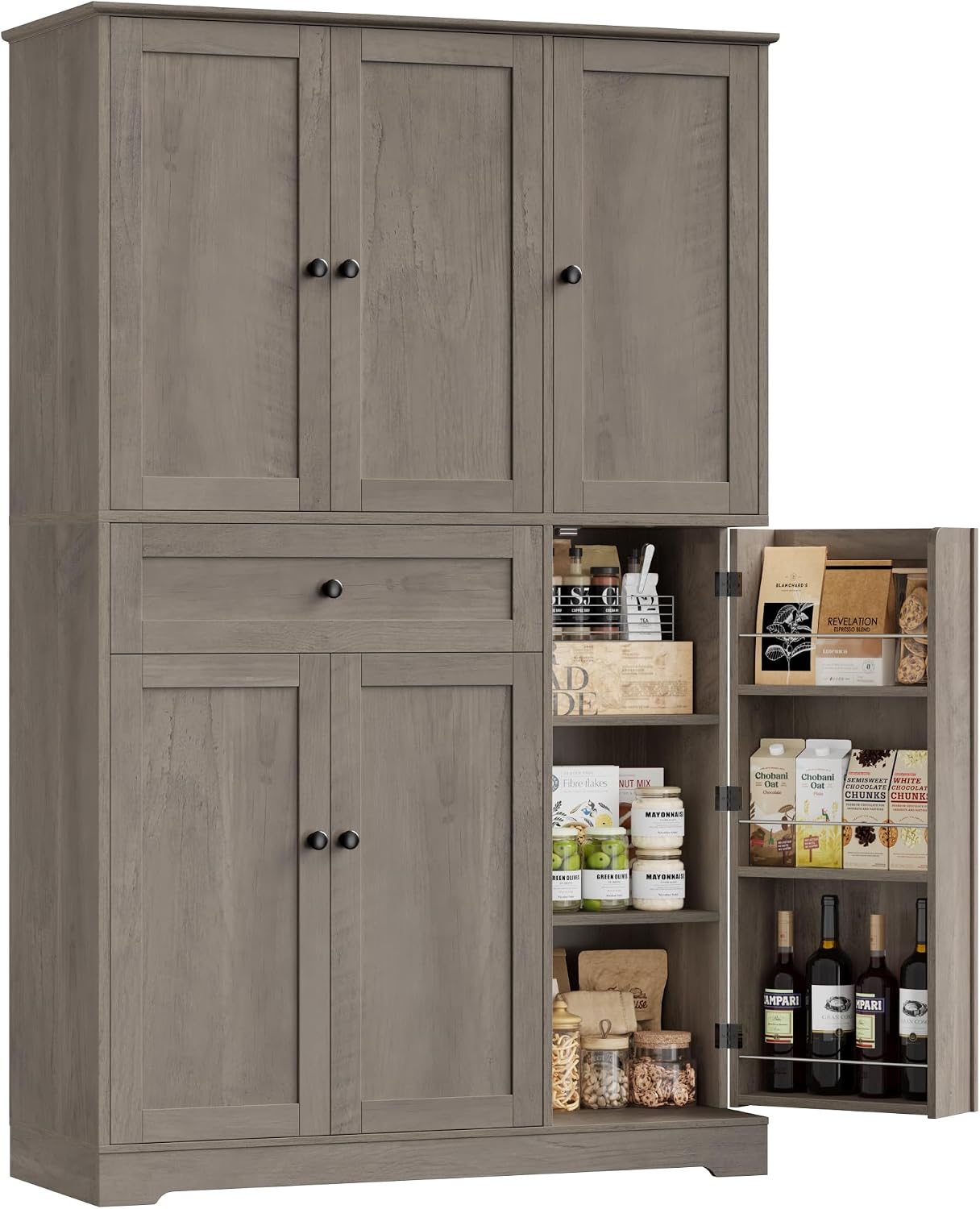 Kitchen Pantry Storage Cabinet - Food Storage Drawers ulasan dan harga