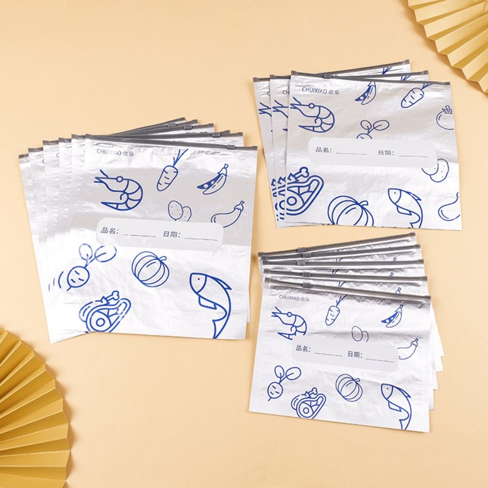 10Pcs/Bag Large Capacity Alumi - Food Storage Bags Reusable ulasan dan harga