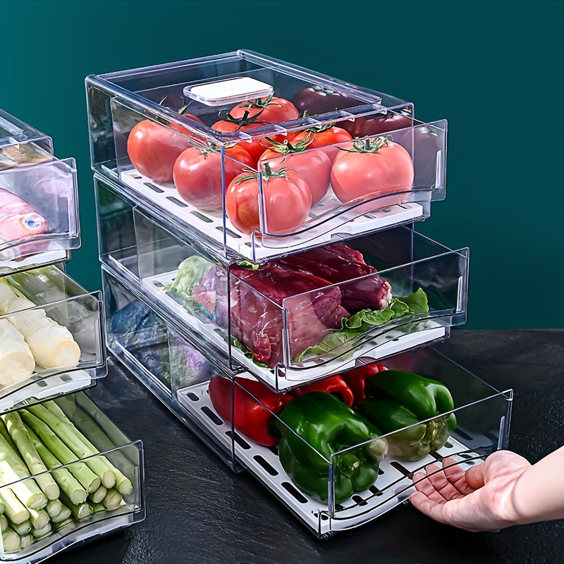 1pcKitchen refrigerator storag - Food Storage Drawers ulasan dan harga