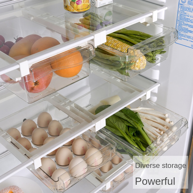 Refrigerator egg storage box,  - Food Storage Drawers ulasan dan harga